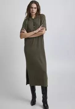 Платье вязаное PULZ, меланж