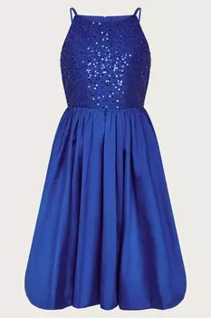 Платье выпускного вечера Petalova с пайетками Monsoon, синий