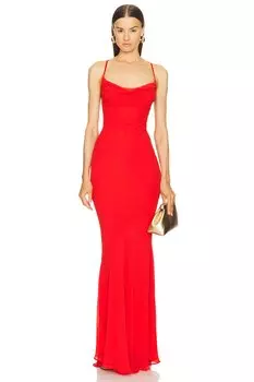 Платье x revolve chloe Michael Costello, красный