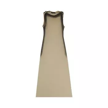 Платье Y/Project Twisted Shoulder Tank Dress, бежевый