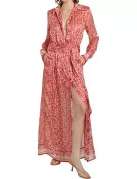 Платье Яна с красным принтом Sabina Musayev