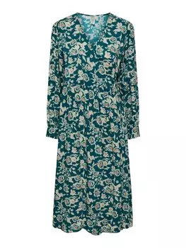 Платье YAS BIMLA, темно-зеленый