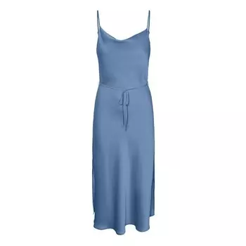 Платье Yas Thea Sleveless Long, синий