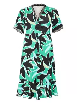 Платье Yoek LACE, зеленый