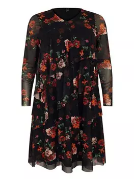 Платье Yoek, смешанные цвета/черный