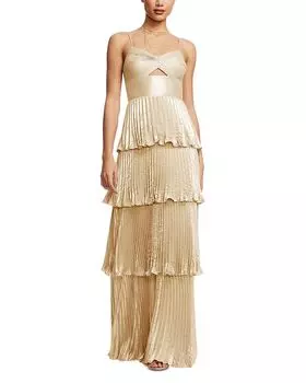 Платье Zahrah Dress the Population, золотой