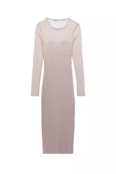 Платье Zara Contrast Tulle, светло-розовый