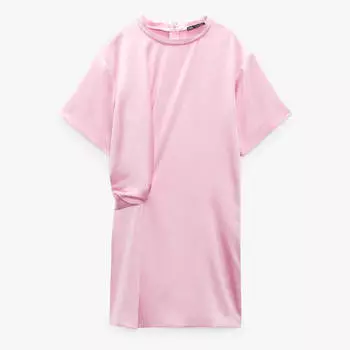 Платье Zara Satin, розовый