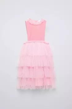 Платье Zara Tulle Princess Costume, розовый