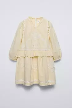 Платье ZARA, ваниль