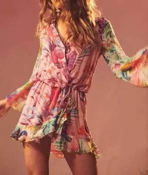 Платье Zazz в пестром тропическом стиле Rococo Sand, цвет motley tropical