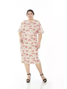 Платье Жаклин - Большой размер ALEXIA ADMOR, цвет pink watercolor