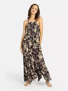 Платье «жаркая волна» с принтом Free People, синий