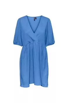 Платье Женщина/Девушка Марина PIECES, темно-синий