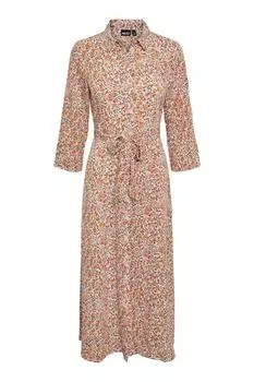 Платье Женщины/Девочки Маково-Красное PIECES, красный