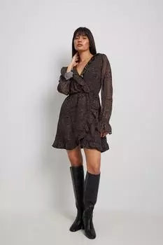 Платье Женщины/Девочки NA-KD, коричневый