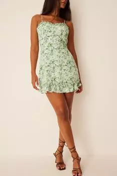 Платье Женщины/Девочки NA-KD, зеленый