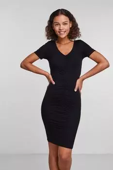 Платье Женщины/Девочки PIECES, черный