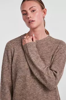 Платье Женщины/Девочки PIECES, коричневый