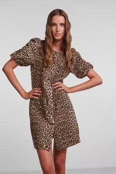 Платье Женщины/Девочки PIECES, коричневый