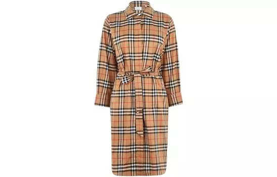 Платье женское Burberry с длинными рукавами, желтый
