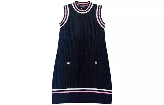 Платье женское Chanel без рукавов, черный