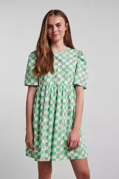 Платье Женское/Девочка Белое PIECES, белый