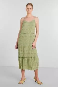 Платье Женское/Девочка Болото PIECES, зеленый