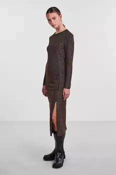 Платье Женское/Девочка Черное PIECES, черный