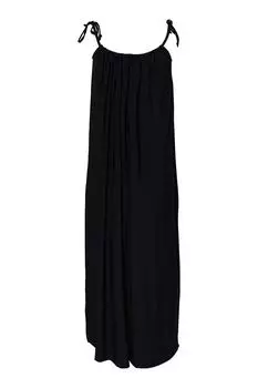 Платье Женское/Девочка Черное PIECES, черный