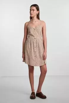 Платье Женское/Девочка Серебро Норка PIECES, зеленый