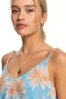 Платье Женское/Девочка синее Roxy, разноцветный