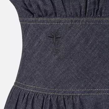 Платье женское Dior с короткими рукавами, темно-синий