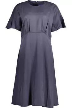 Платье женское Gant из лиоцелла с короткими рукавами, синий
