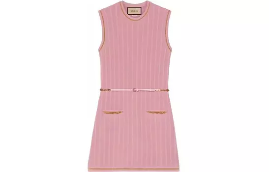 Платье женское Gucci без рукавов, розовый