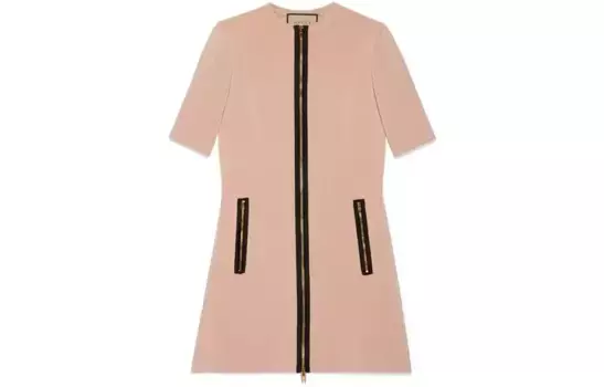 Платье женское Gucci на молнии, бежевый / черный