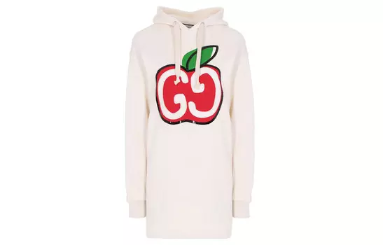 Платье женское Gucci с длинными рукавами, белый