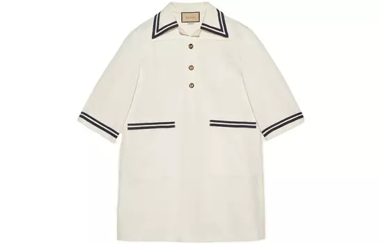 Платье женское Gucci с короткими рукавами, белый