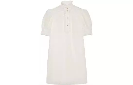 Платье женское Gucci с короткими рукавами, белый