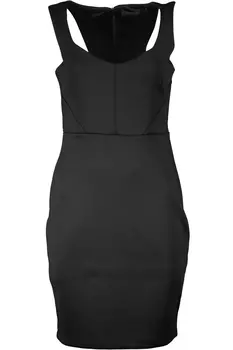 Платье женское Guess Jeans короткое с широкими лямками, черный