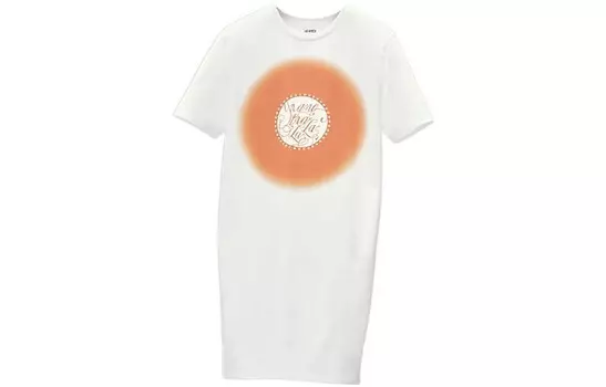 Платье женское Hermes с рисунком, белый