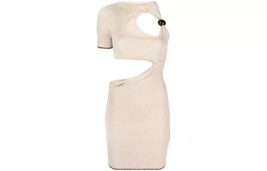 Платье женское Jacquemus с короткими рукавами, белый