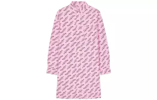 Платье женское Kenzo с длинными рукавами, розовый