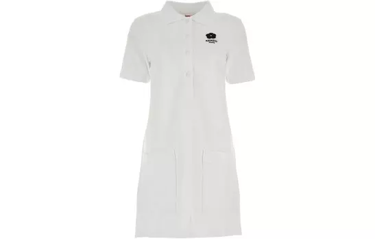 Платье женское Kenzo с короткими рукавами, белый