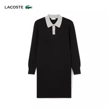 Платье женское Lacoste шерстяное, белый