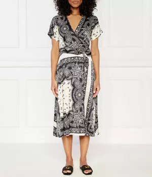 Платье женское Liu Jo из вискозы с запахом, мультиколор