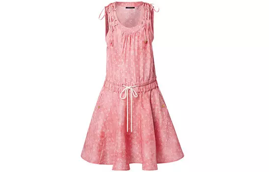 Платье женское Louis Vuitton без рукавов, розовый