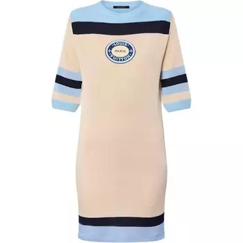 Платье женское Louis Vuitton с длинными рукавами, бежевый