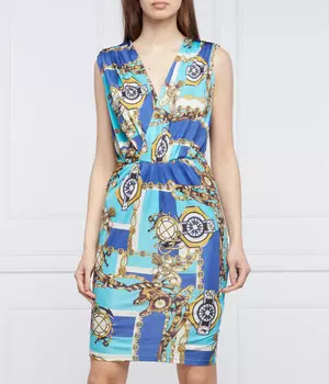 Платье женское Marciano Guess из вискозы с принтом, мультиколор