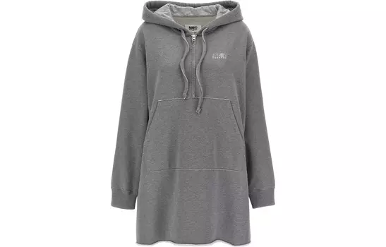 Платье женское Mm6 Maison Margiela с длинными рукавами, серый